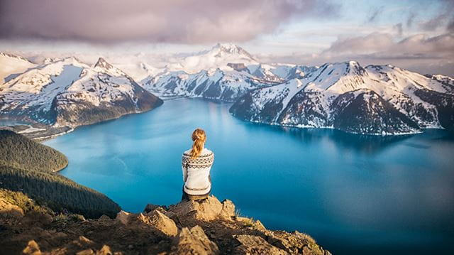 Where to go on holiday in 2020: British Columbia overlooking Lake Garibaldi